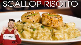 SCALLOP RISOTTO- EASY & AMAZING! I MORE SEASONING!