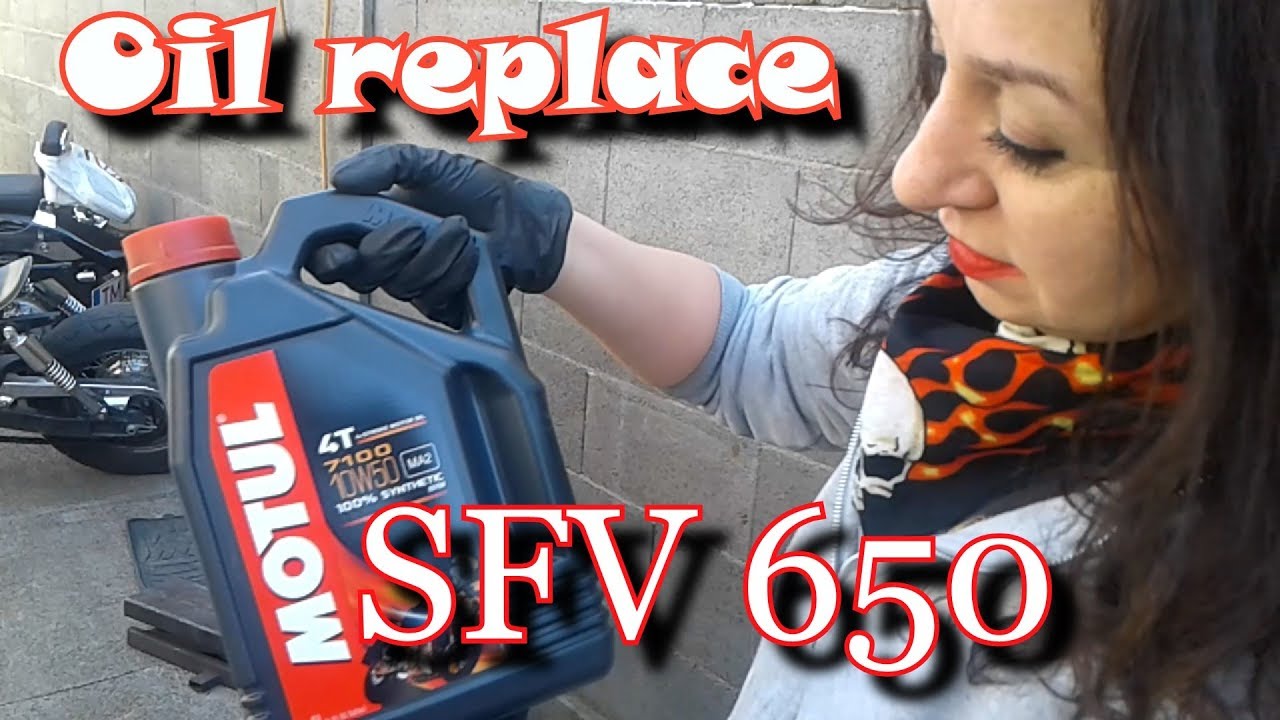 Oil replace - SUZUKI SFV 650 GLADIUS 2010
