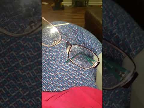 How to remove bubble gum from glasses easy!!