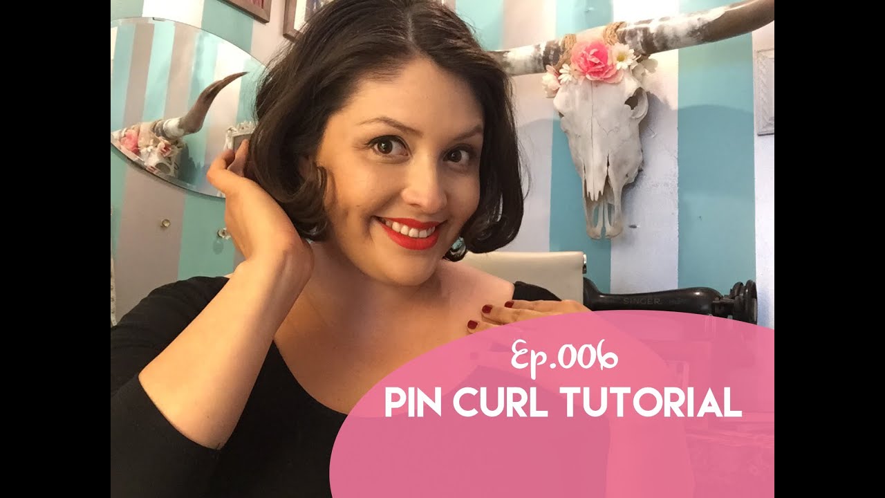 Ep 006 Pin Curl Tutorial For Short Hair Youtube