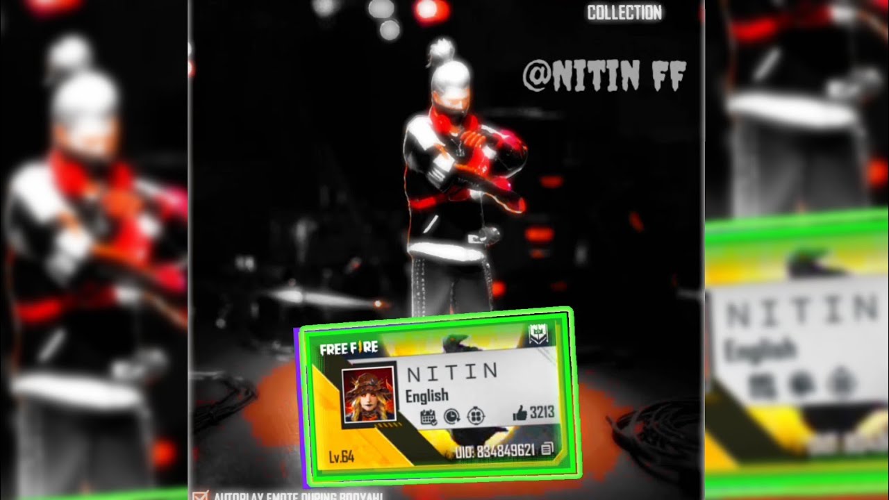 Profile lobby edit || Nitin FF || unstoppable short edit like technical raja ||  free fire 