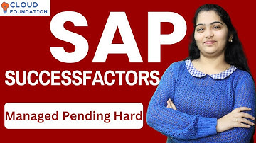 SAP SuccessFactors Managed Pending Hard | SAP SuccessFactors Managed Pending Tasks | CloudFoundation