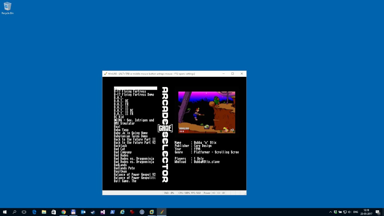HstWB Self Install v1.1.0-BETA1 using WinUAE