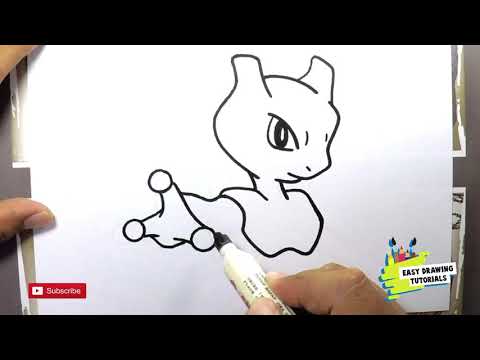 How to Draw Mewtwo