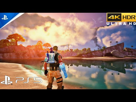 Fortnite (PS5) 4K 60FPS HDR Gameplay (Chapter 4 Season 4)