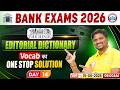 Bank Exams 2026 | The Hindu Editorial Dictionary | The Hindu Vocabualry | Day 14 The Hindu Analysis
