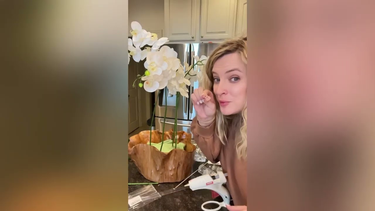 DIY Orchid Arrangement