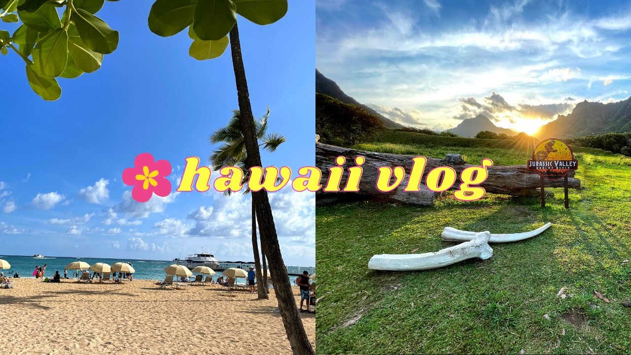 [VLOG] Hawaii Travel Vlog 🌺 Oahu Pt. 1 | Kahuku, Kualoa Ranch, Ho ...