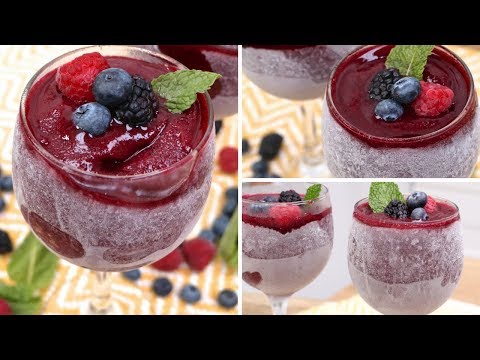 3-Ingredient Berry Wine Slushies!