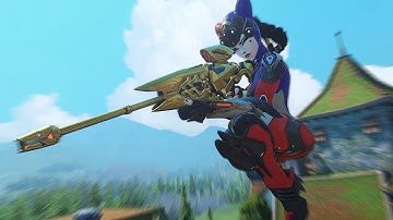 2 Minutes of Widowmaker Grappling Hook Shots in Overwatch 2