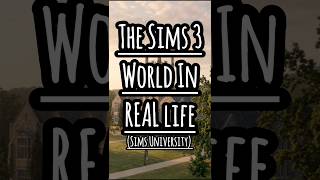 The Sims 3 World In Real Life (Sims University) #AI #TheSims3 #TheSims #Sims3 #SimsUniversity 