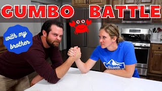 HOW TO MAKE THE PERFECT GUMBO | COOK WITH ME BATTLE WITH MY BROTHER | FRUGAL FIT MOM