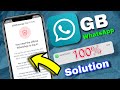 gb whatsapp banned problem solution | gb whatsapp login problem
