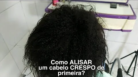 O que fazer para alisar o cabelo crespo?
