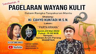 Wayang Kulit Ki Cahyo Kuntadi || Lakon Parta Krama