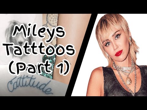 Video: Miley Cyrus Hits Med Sin Nye Tatovering