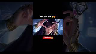 2nd ultimate set pre Order trick 😱🔥#bgmi #pubg #bgmiindia #pubgmobile #youtubeshorts #shorts #viral