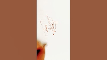 Bhavya name Signature Style/Best Signature idea #Viralshorts