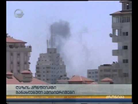 ღაზის კონფლიქტი - განახლებული ავიაიერიშები