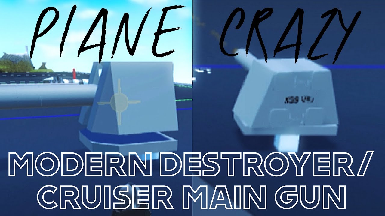 ROBLOX PLANE CRAZY TUTORIAL | Modern Naval cannon