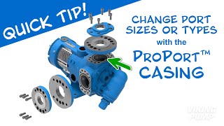 Quick Tip: Change Port Sizes or Types with ProPort™ Casing by Viking Pump® 181 views 3 weeks ago 1 minute, 59 seconds