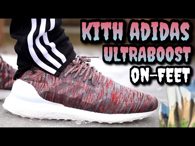 kith ultra boost on feet