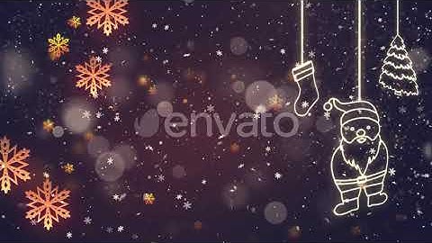 Christmas Decorations Background 3 | Motion Graphics - Envato elements