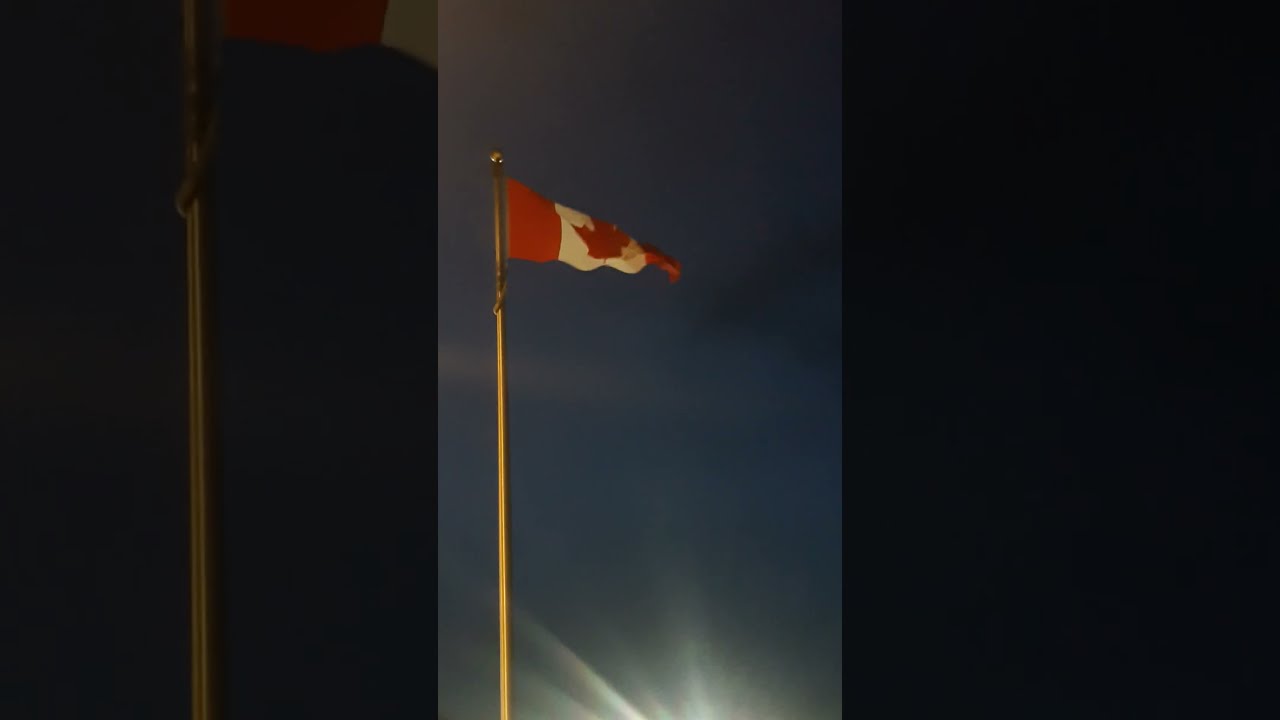 Canada Day Flag Flying 