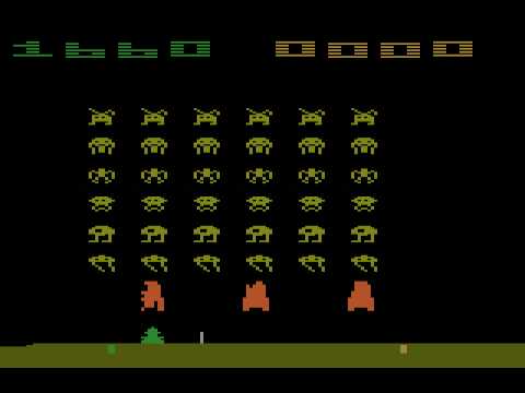 Guerra del espacio Atari 2600 Vintage 1978 video juego años 70 con instrucciones de Colección 