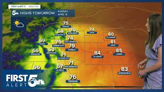 After the First Severe Storms of the Year, Fire Danger Returns Into the Forecast for Sunday