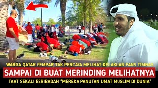 Download Lagu Warga Qatar sampai kaget melihat ribuan suporter Indonesia sholat di luar stadion \ MP3 Download Lagu Warga Qatar sampai kaget melihat ribuan suporter Indonesia sholat di luar stadion \ MP3