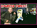 TRYING TO SURVIVE THE HAUNTED FOREST!