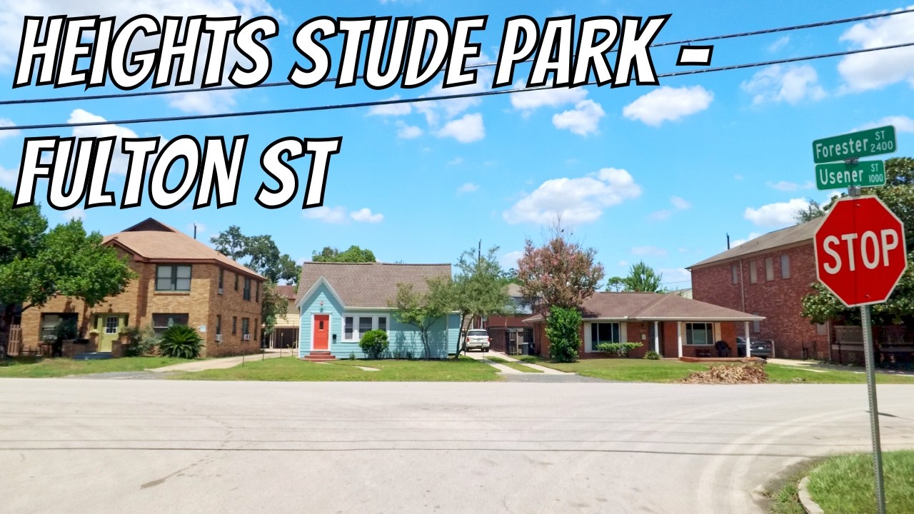Heights Stude Park to Fulton St! Drive with me in Houston!