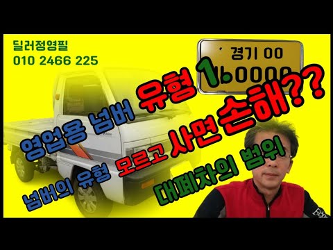 영업용번호판시세 넘버의 유형에 따른 대 폐차의 범위