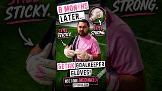 SET GK Goalkeeper Gloves Grip is INSANE! #soccer #soccergoalkeeper #goalkeepergloves