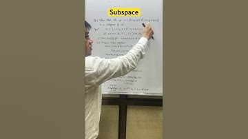 Subspace Proof! 📝 Is W = {(x, y, z) ∈ R³ : x + y + z = 0} a Subspace of R³? 🤔#subspace