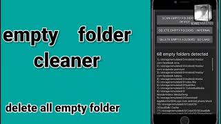 how to remove empty folder,how to remove junk file,empty folder cleaner, screenshot 4