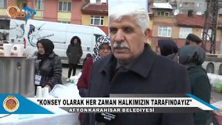 Kent Konseyi̇ Üyeleri̇ Pazar Esnafina Çorba Dağitti