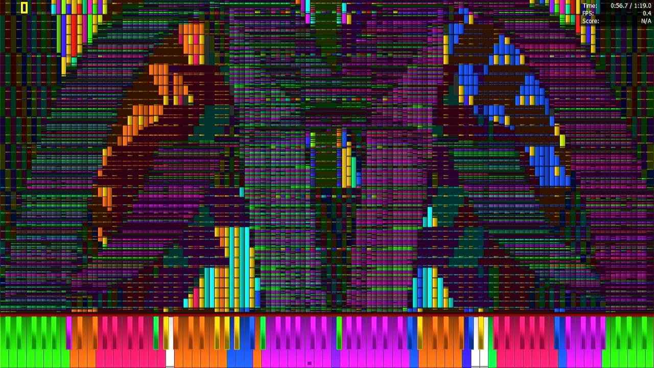 Black MIDI: Intel Pentium 2020M plays Aimonortsa Lag Tester 7.78 Million | Re-Attempt