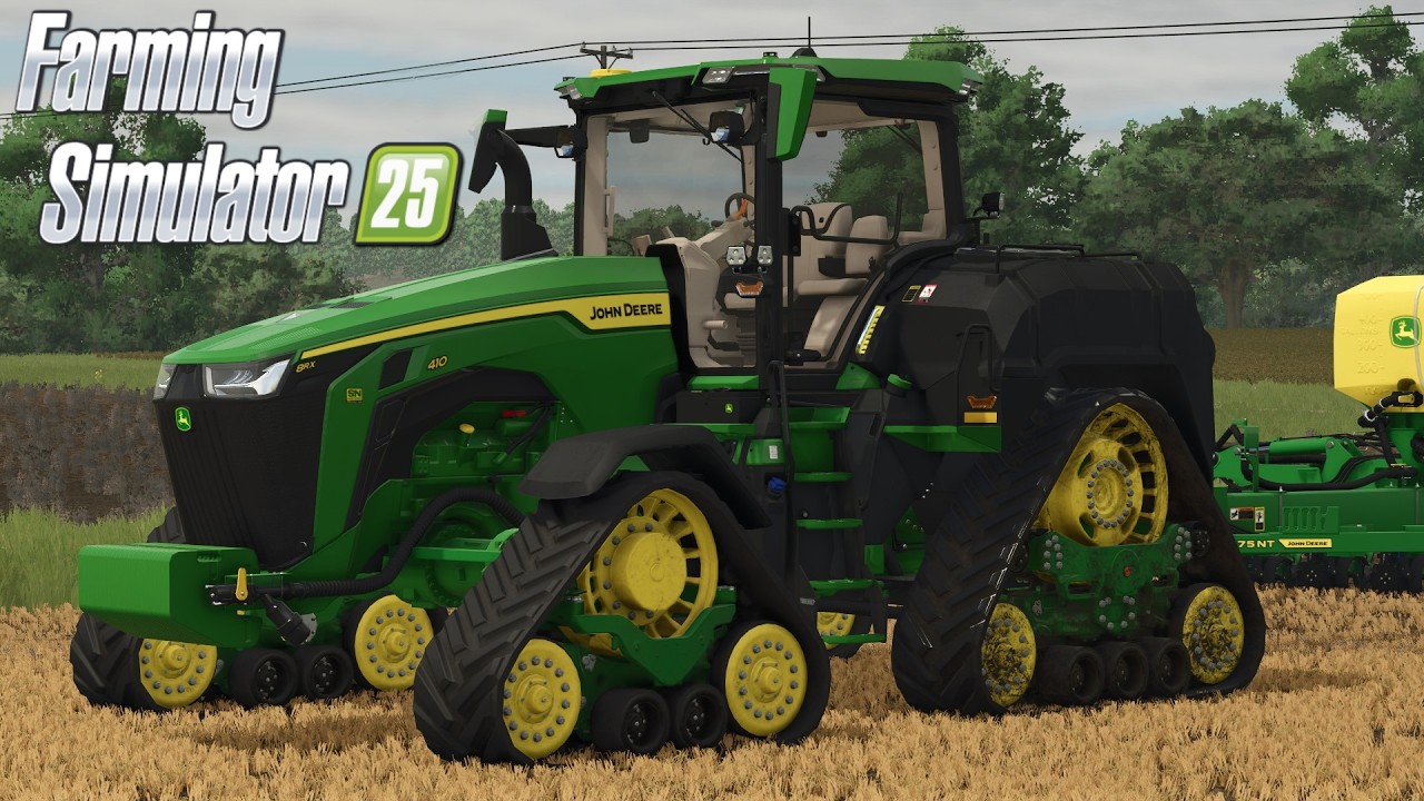 John Deere 8RX mit ExactRate-Tanks