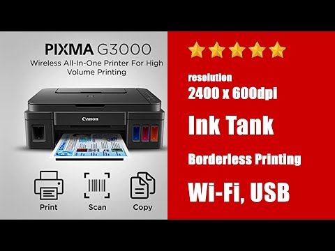 Full Installation Set-Up CANON PIXMA G3000 | Step-By-Step #canon #canonprinter