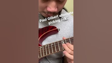 Paul Gilbert - Alternate Picking Blues Lick