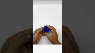 #flordeEVA #rosaazul #artesanatocomEVA