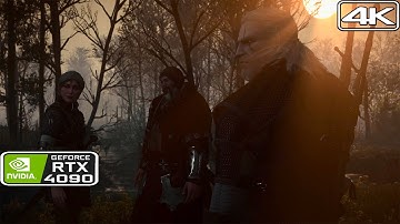 RTX 4090 Witcher 3 | Uber LOD Trees | Benis Lighting | BlitzFX | Return To Crookback Bog 4K60