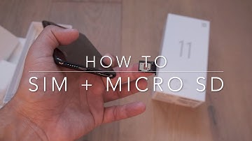 Xiaomi Mi11 lite - How to insert SIM and micro SD