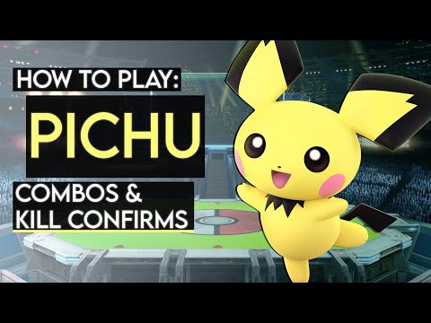 How To Play PICHU: Basic Combos & Kill Confirms (Super Smash Bros. Ultimate)