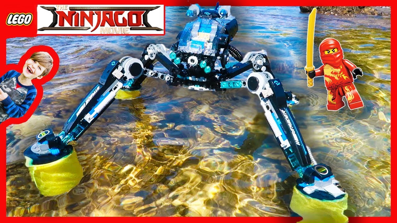 Lego Ningago Movie Water Strider Really Floats! - YouTube