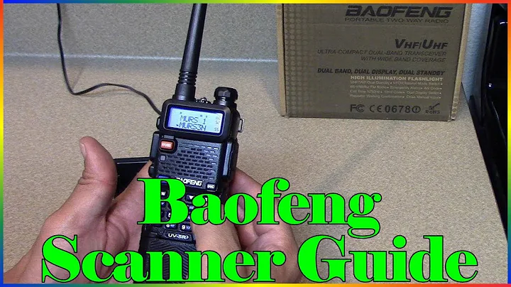 Police & Fire Scanner - Baofeng UV-5R+