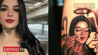 Jailyne Ojeda asegura que Karely Ruiz le pago a un fan para tatuarse su cara