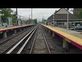 4K/60p: LIRR M3 Front Window Far Rockaway to Valley Stream